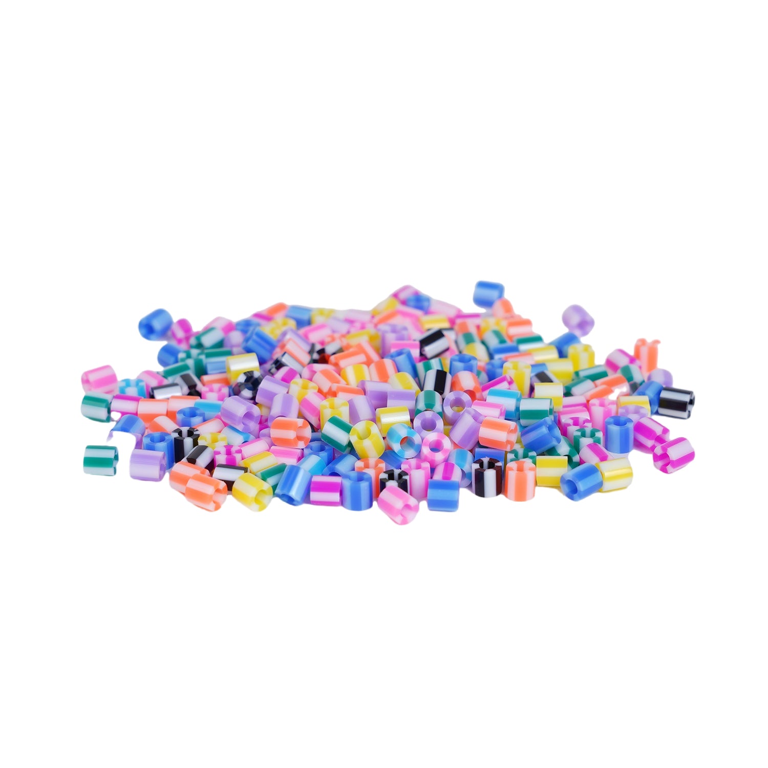 Striped Straw Beads, Pack of 1000