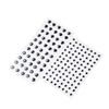 Wiggly Eyes Stickers, Pack of 590
