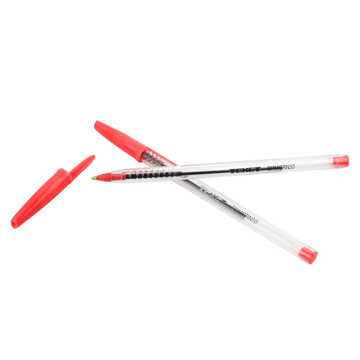 Economy Ballpoint Pen Red, Pack of 50