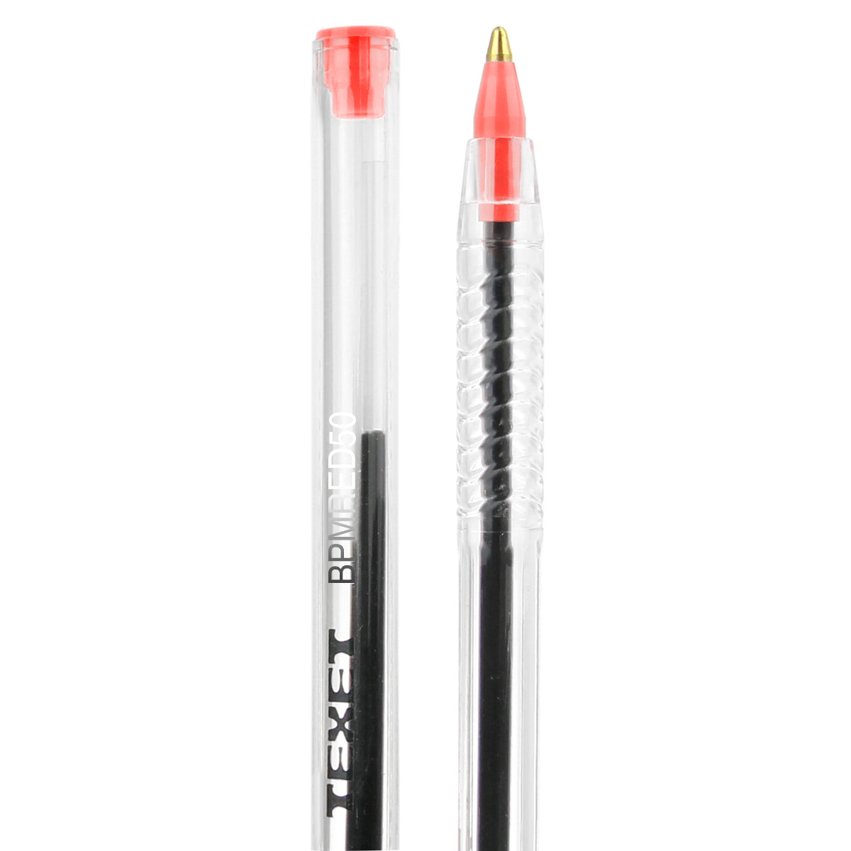 Economy Ballpoint Pen Red, Pack of 50
