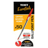 Economy Ballpoint Pen Red, Pack of 50