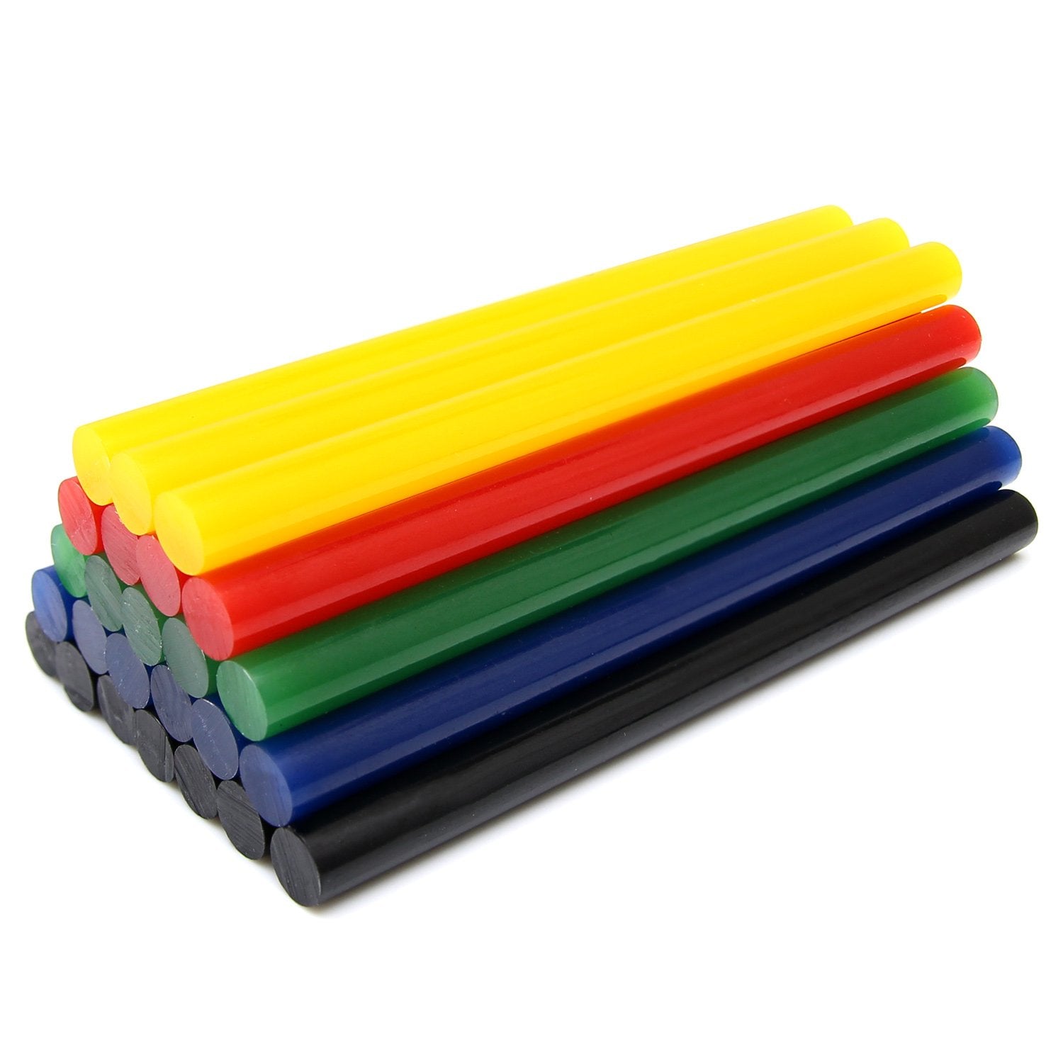 Mixed Colour Glue Sticks 100 x 7.2mm, Pack of 200
