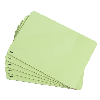 A4 Rigid Plain Double-Sided Lapboard Green PK5