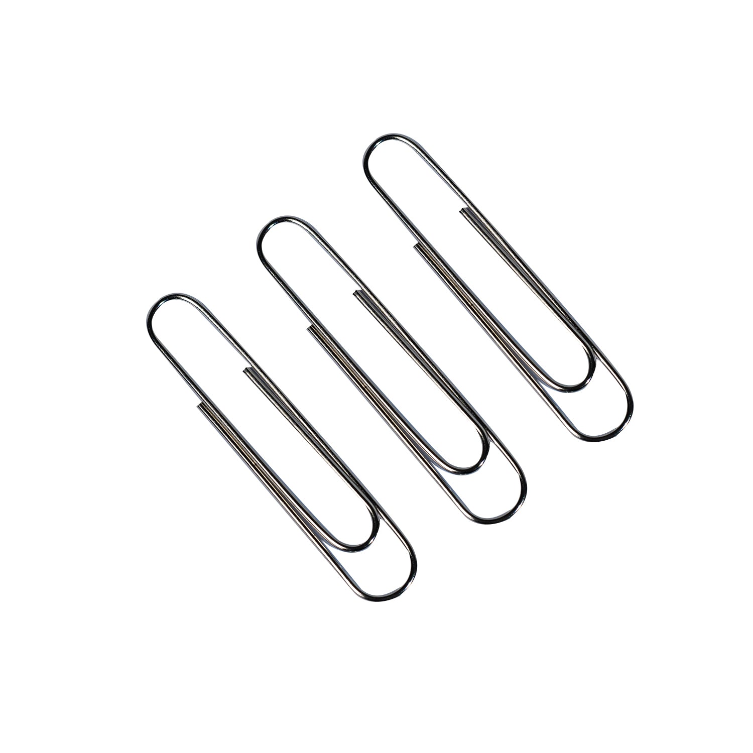 50mm Plain Metal Paper Clips, Pack of 500