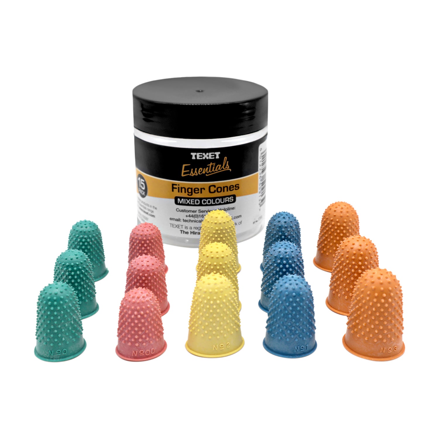 Finger Cones in Tub, Pack of 15