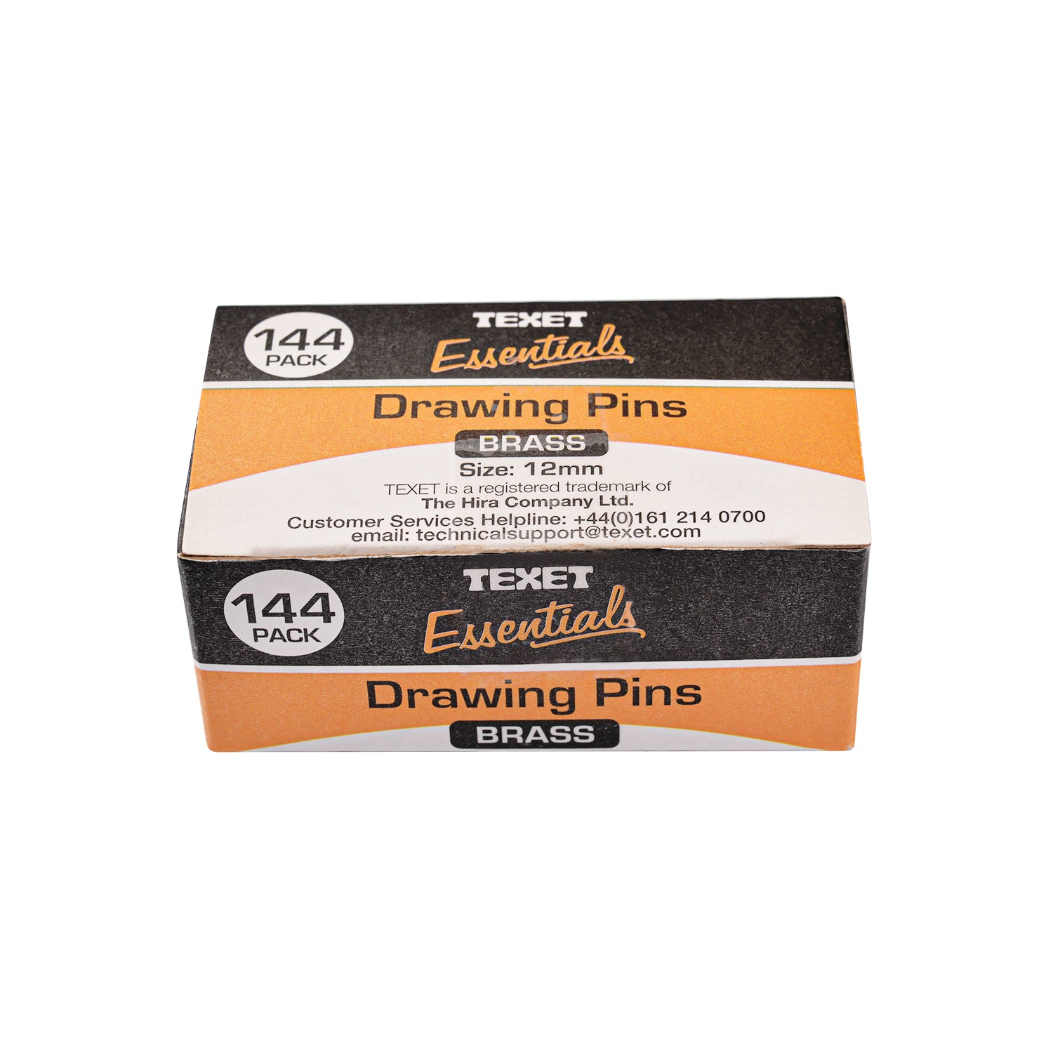 12mm Brass Drawing Pins, Pack of 144