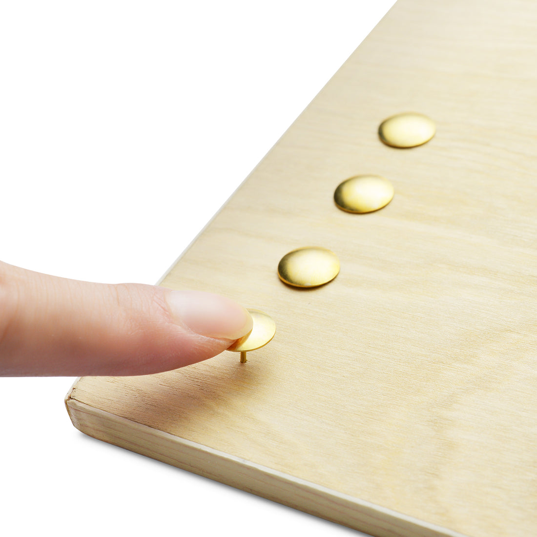 12mm Brass Drawing Pins, Pack of 144