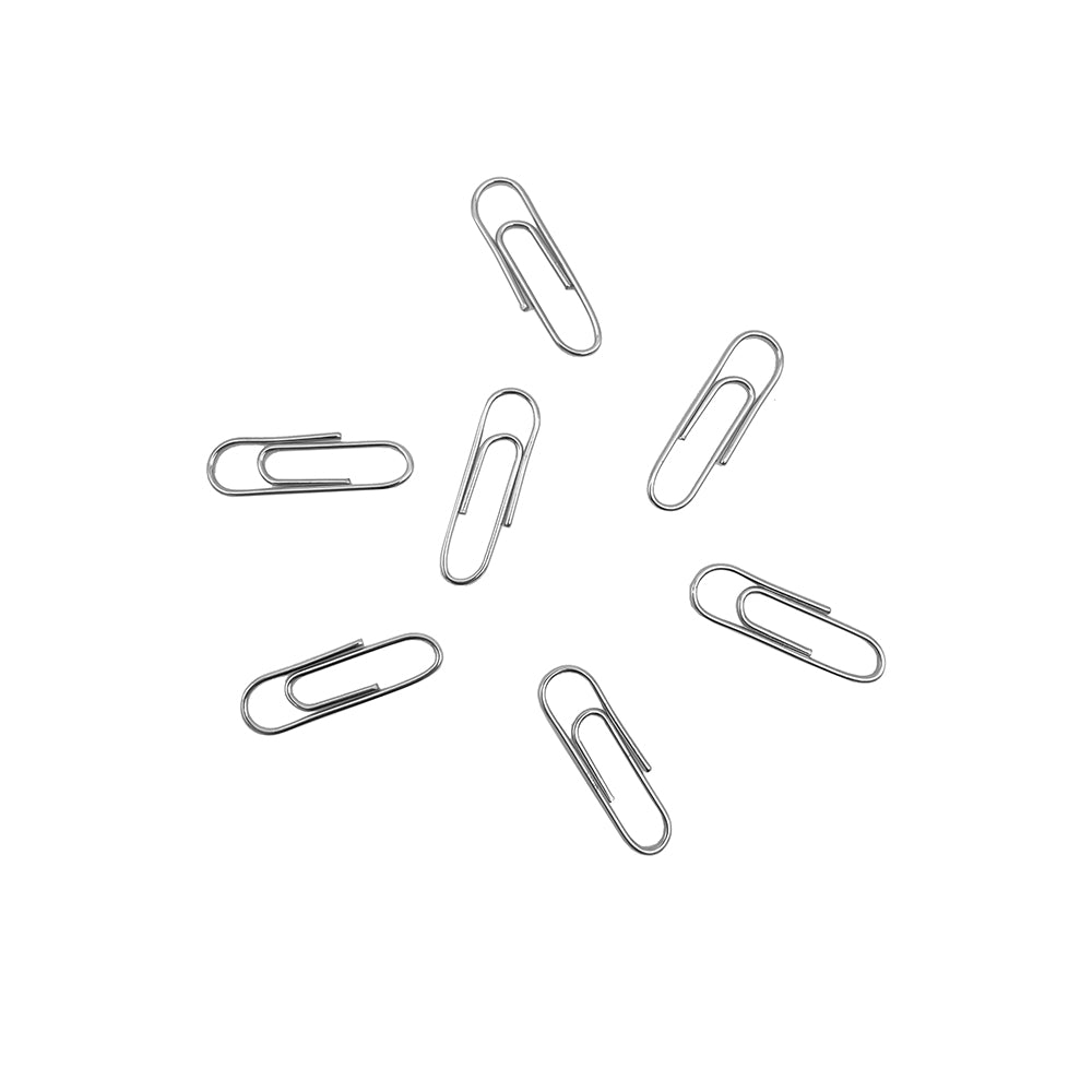 22mm Plain Metal Paper Clips, Pack of 1000