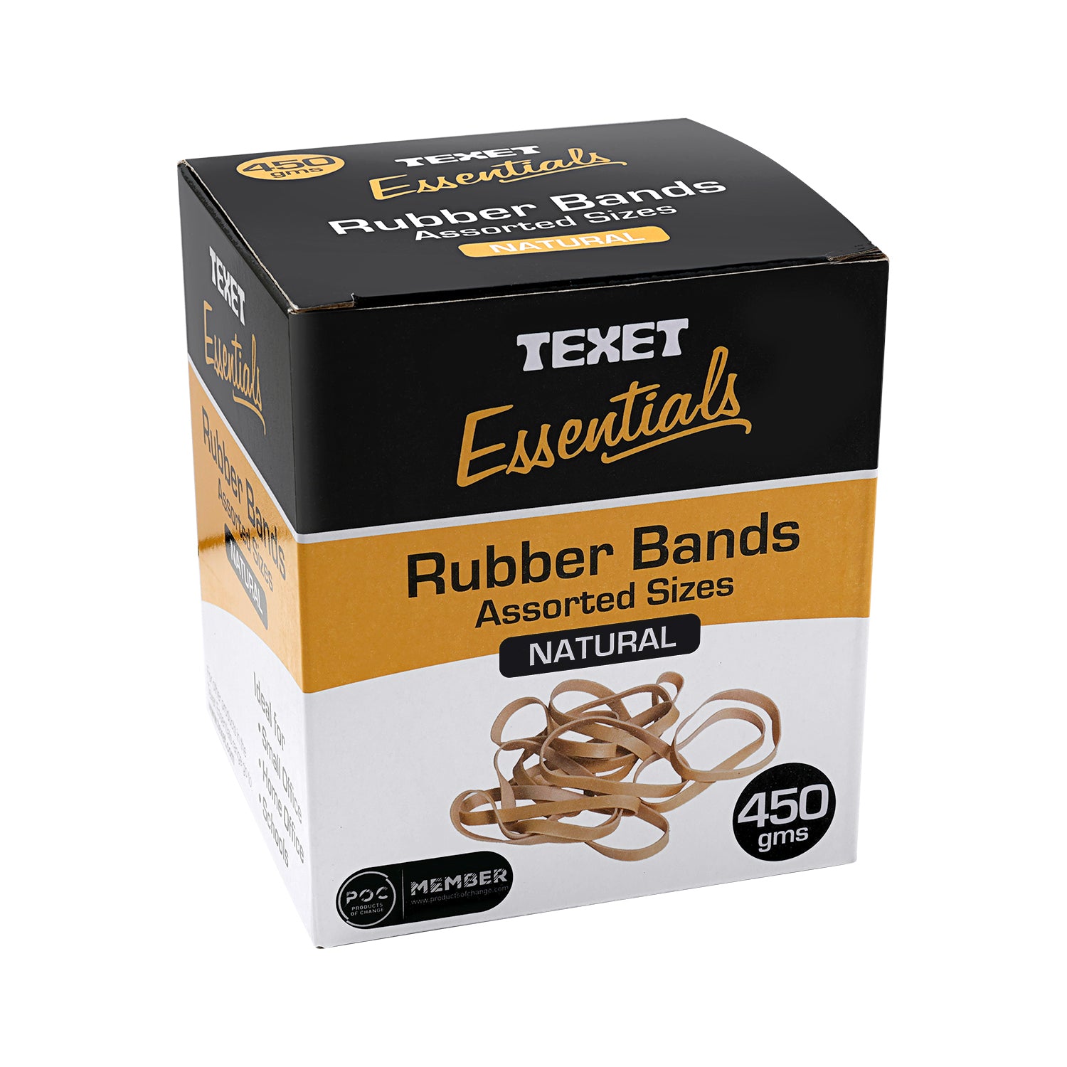 Rubber Bands, Assorted Sizes 450g