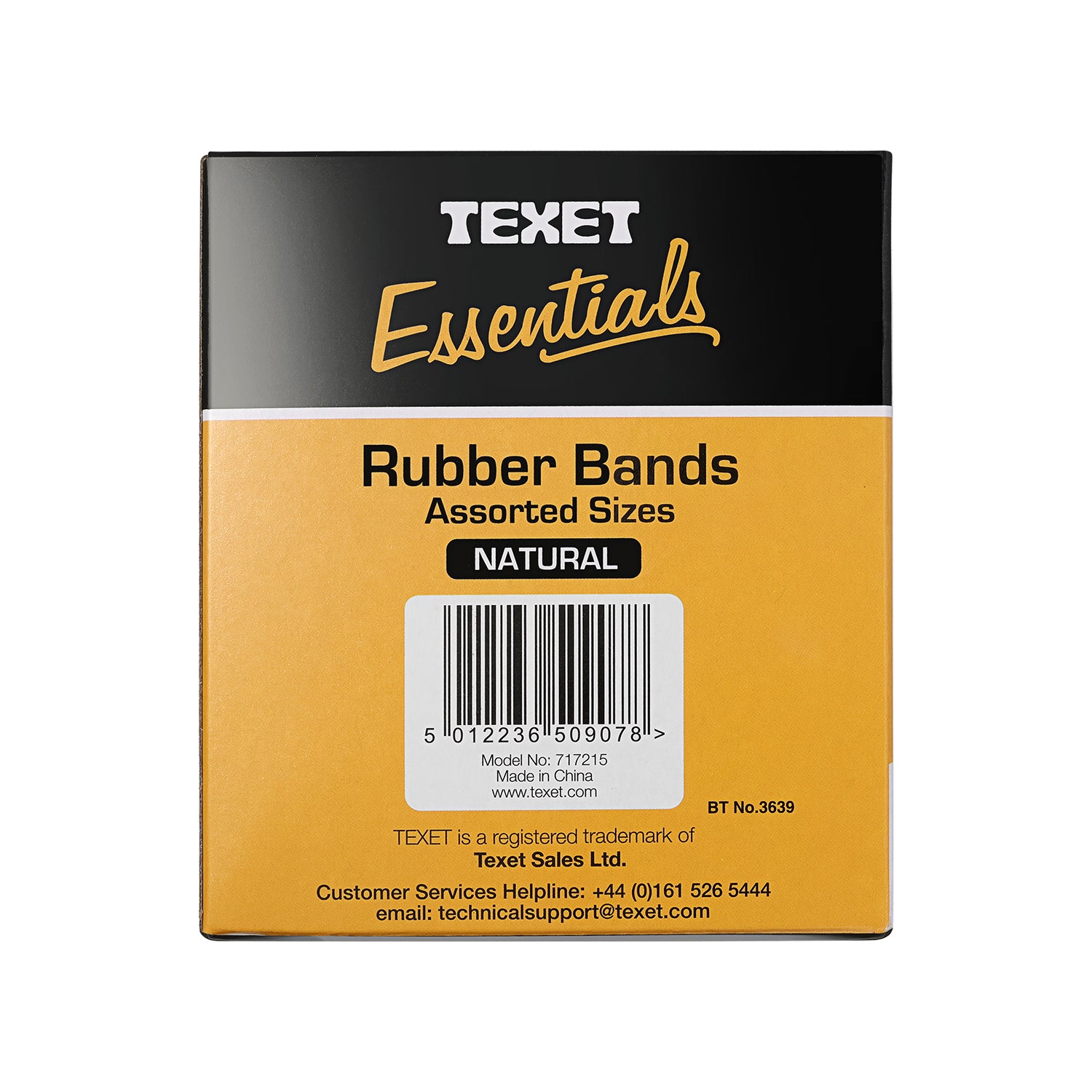 Rubber Bands, Assorted Sizes 450g