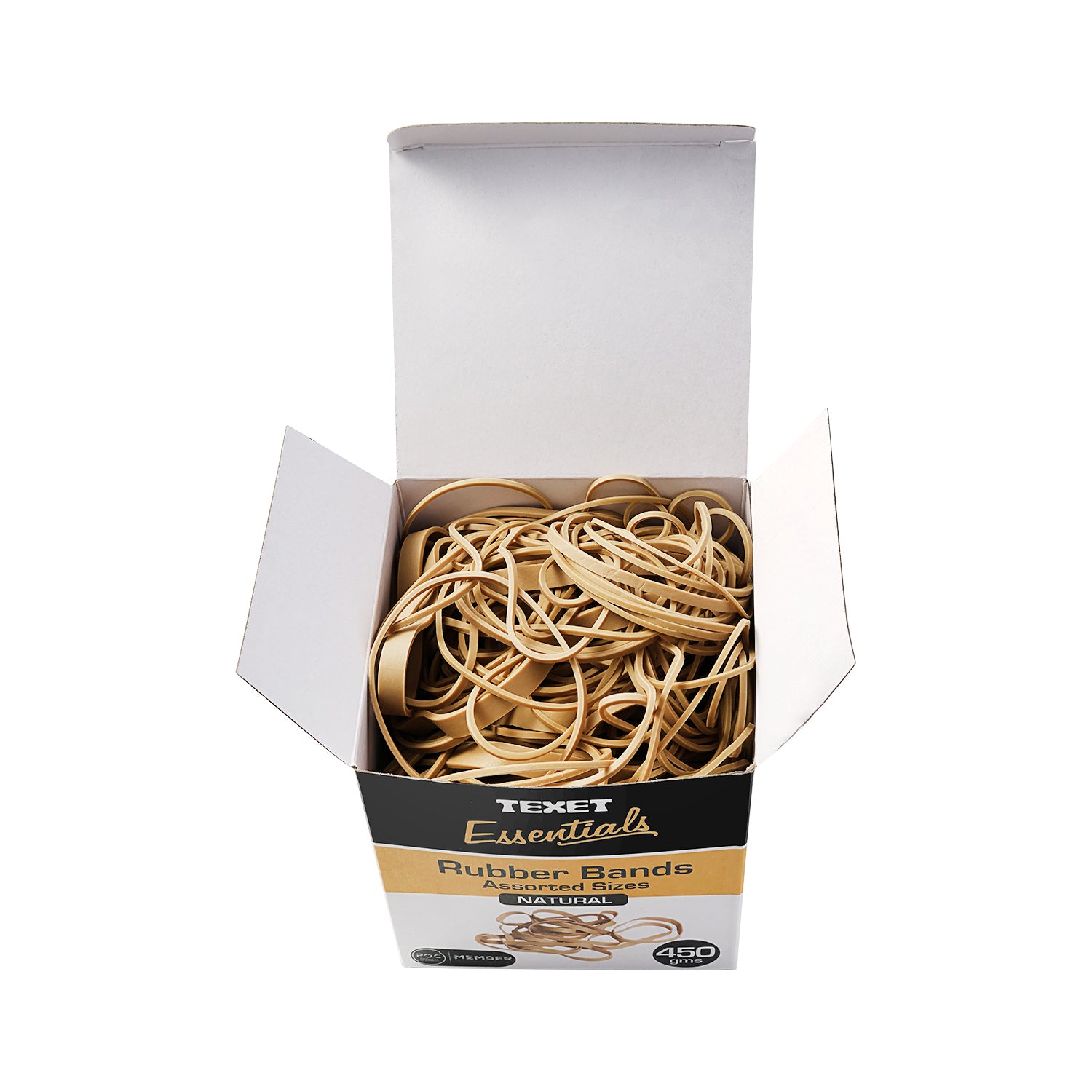 Rubber Bands, Assorted Sizes 450g