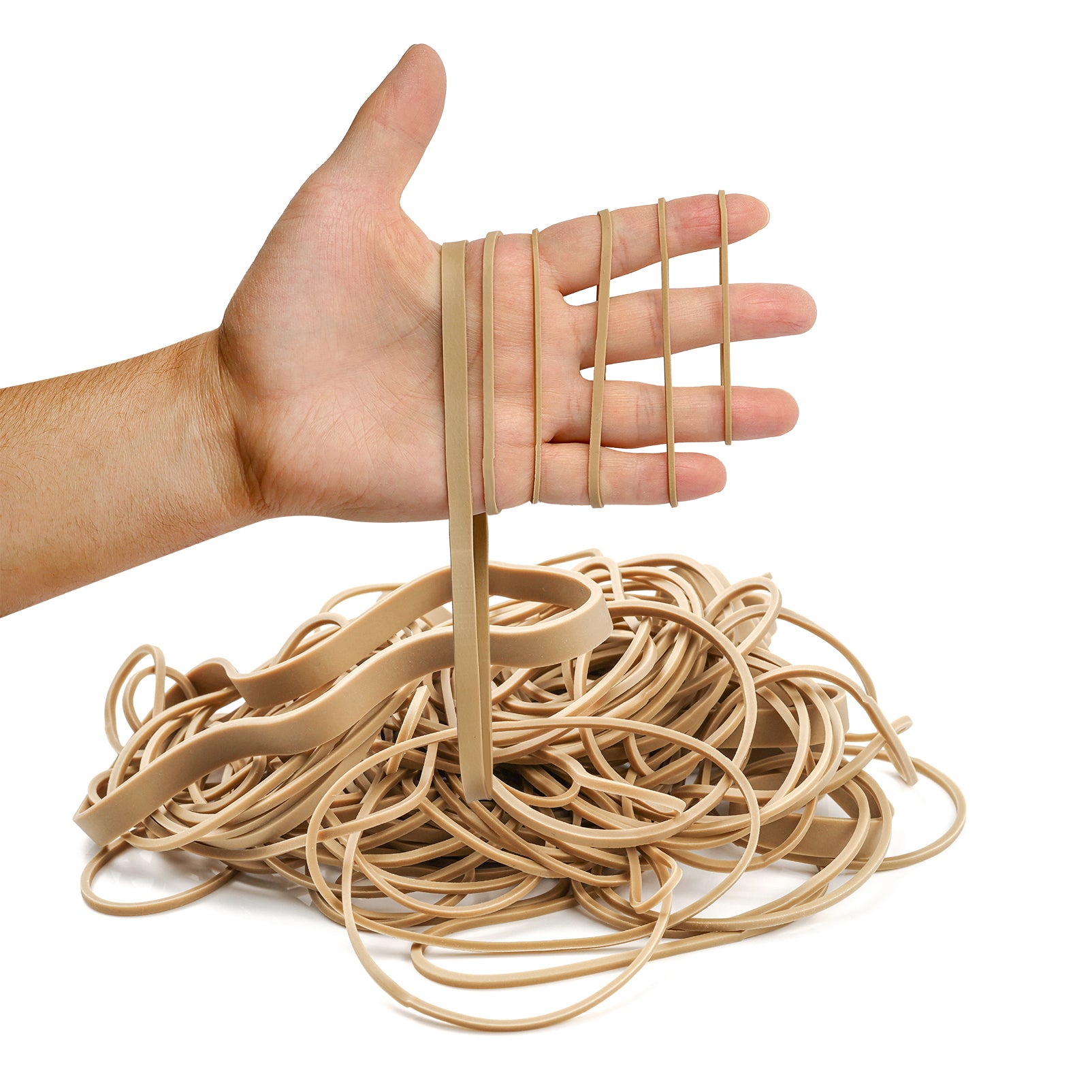 Rubber Bands, Assorted Sizes 450g