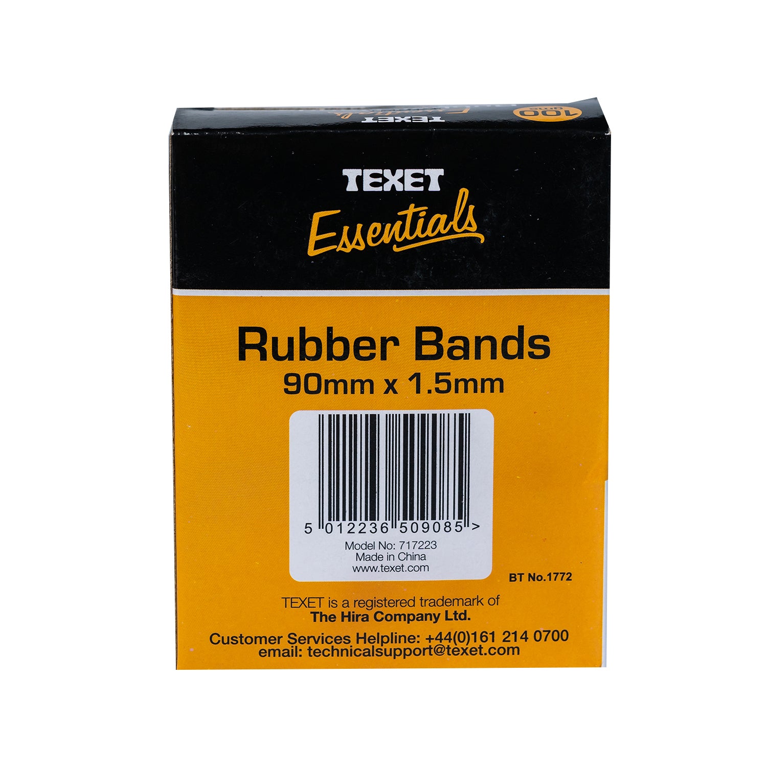 Rubber Bands 100g, 90mm x 1.5mm