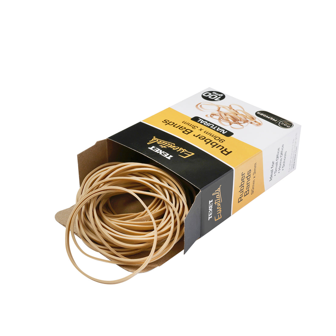 Thick Rubber Bands 100g, 90 x 3mm