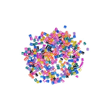 Striped Straw Beads, Pack of 1000