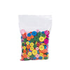 Wooden Coloured Buttons Assorted Size, Pack of 360