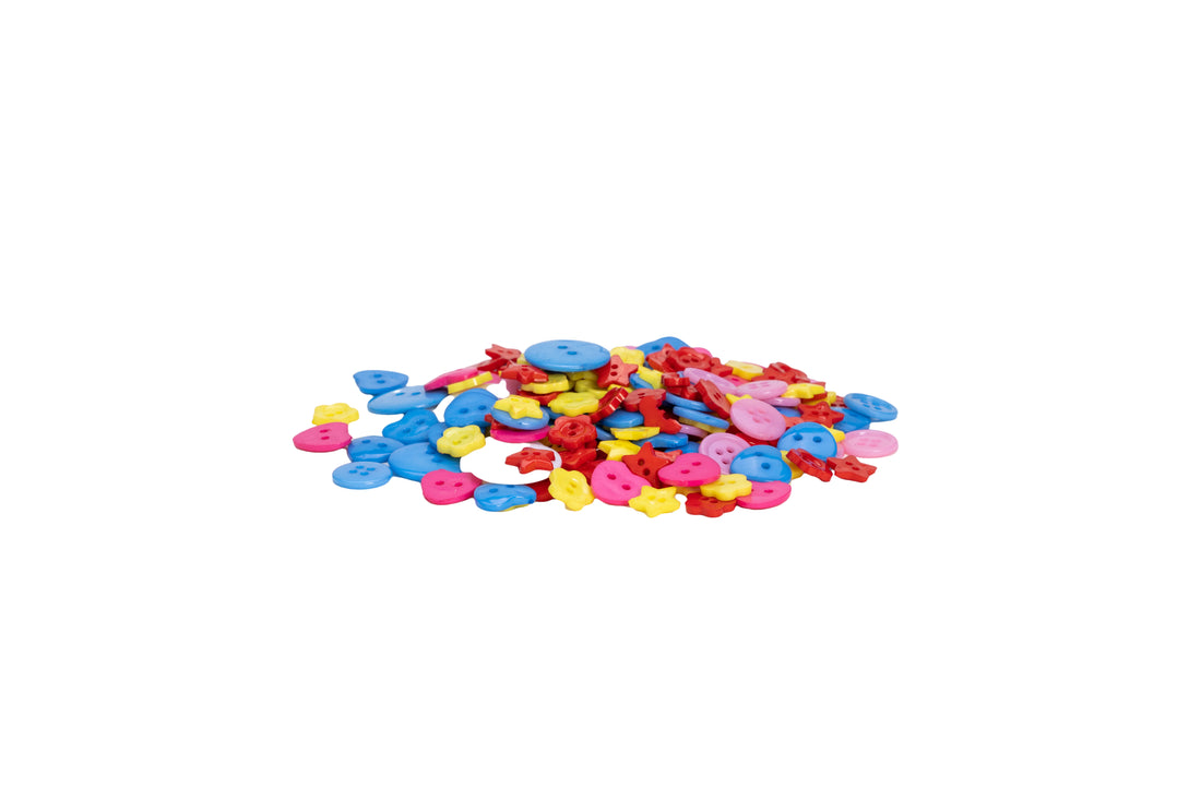 Pastel Buttons, Pack of 200