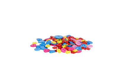 Pastel Buttons, Pack of 200