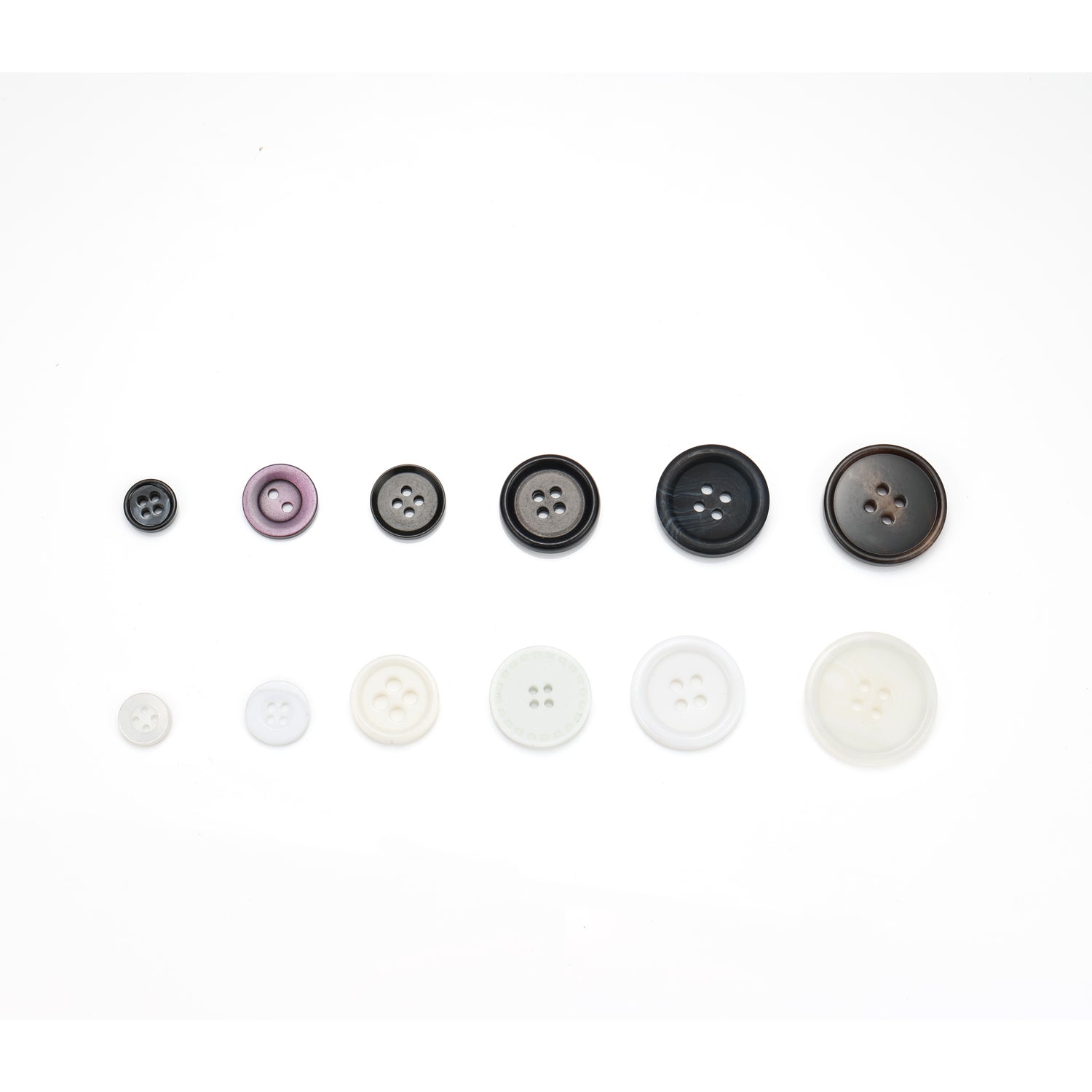 Assorted Buttons Neutral Colours, Pack of 200