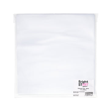 Felt Polyester 910mm x 2m, White