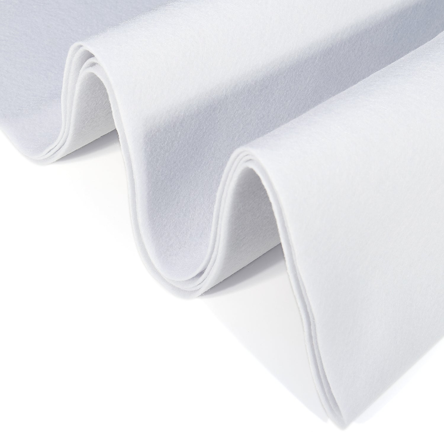 Felt Polyester 910mm x 2m, White
