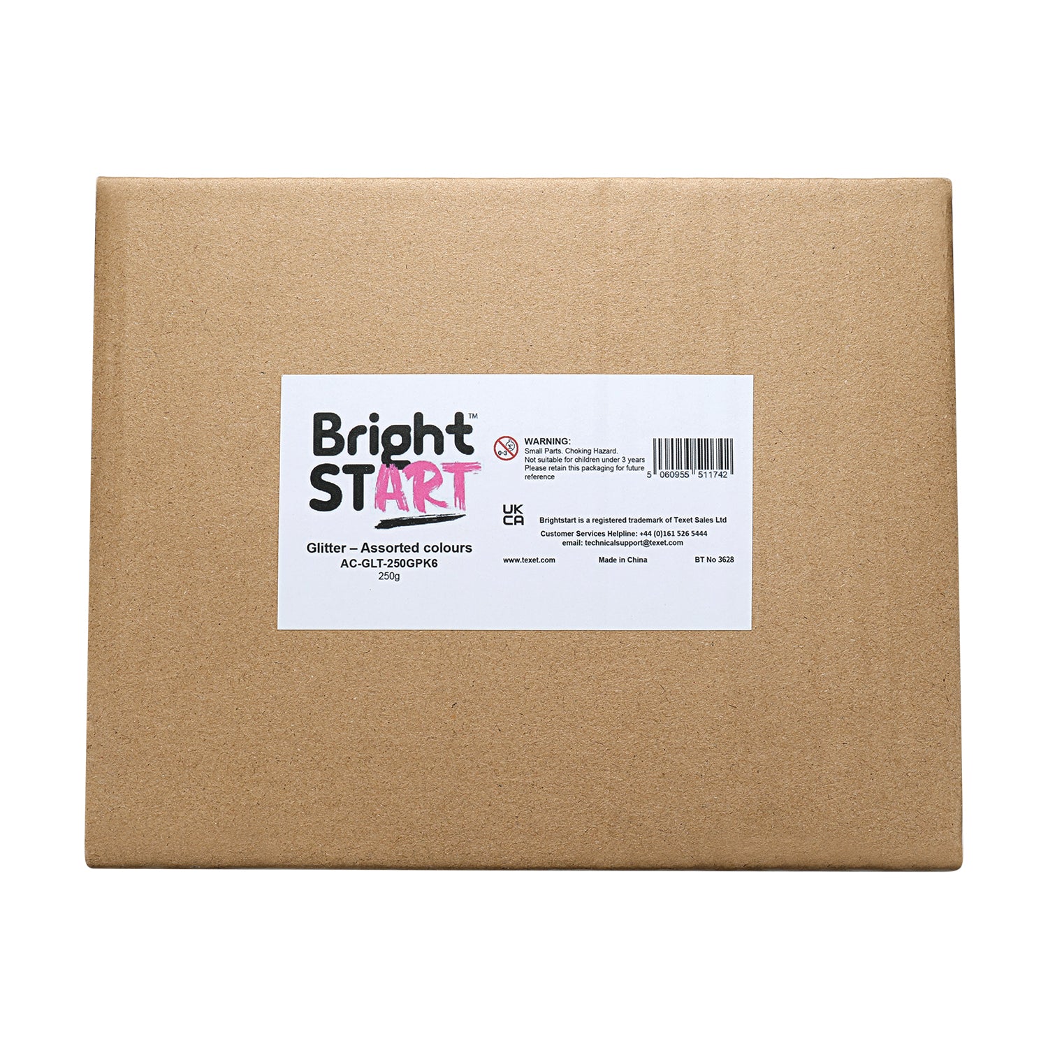 Glitter Assorted 6 colours, 250g