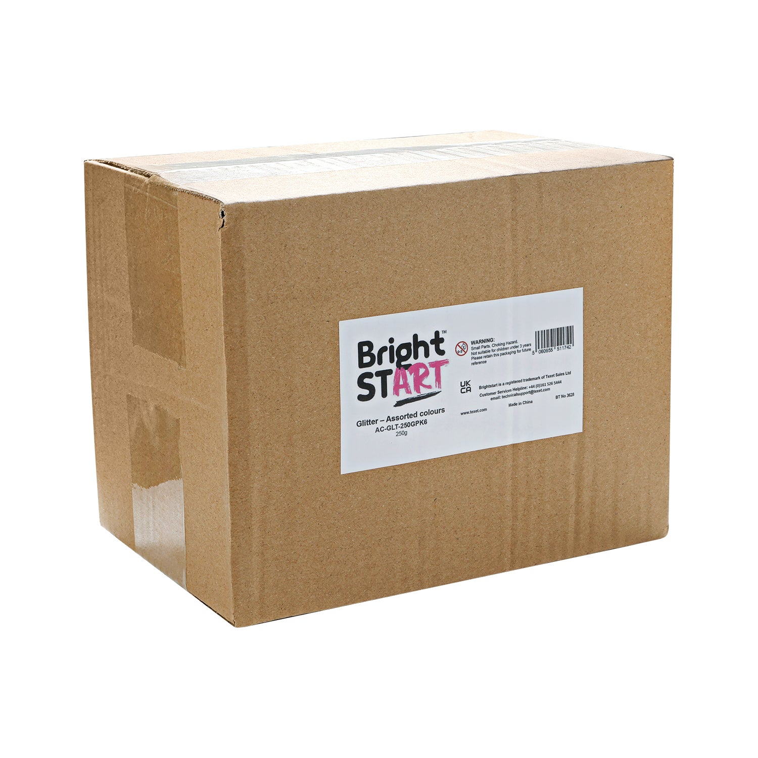 Glitter Assorted 6 colours, 250g