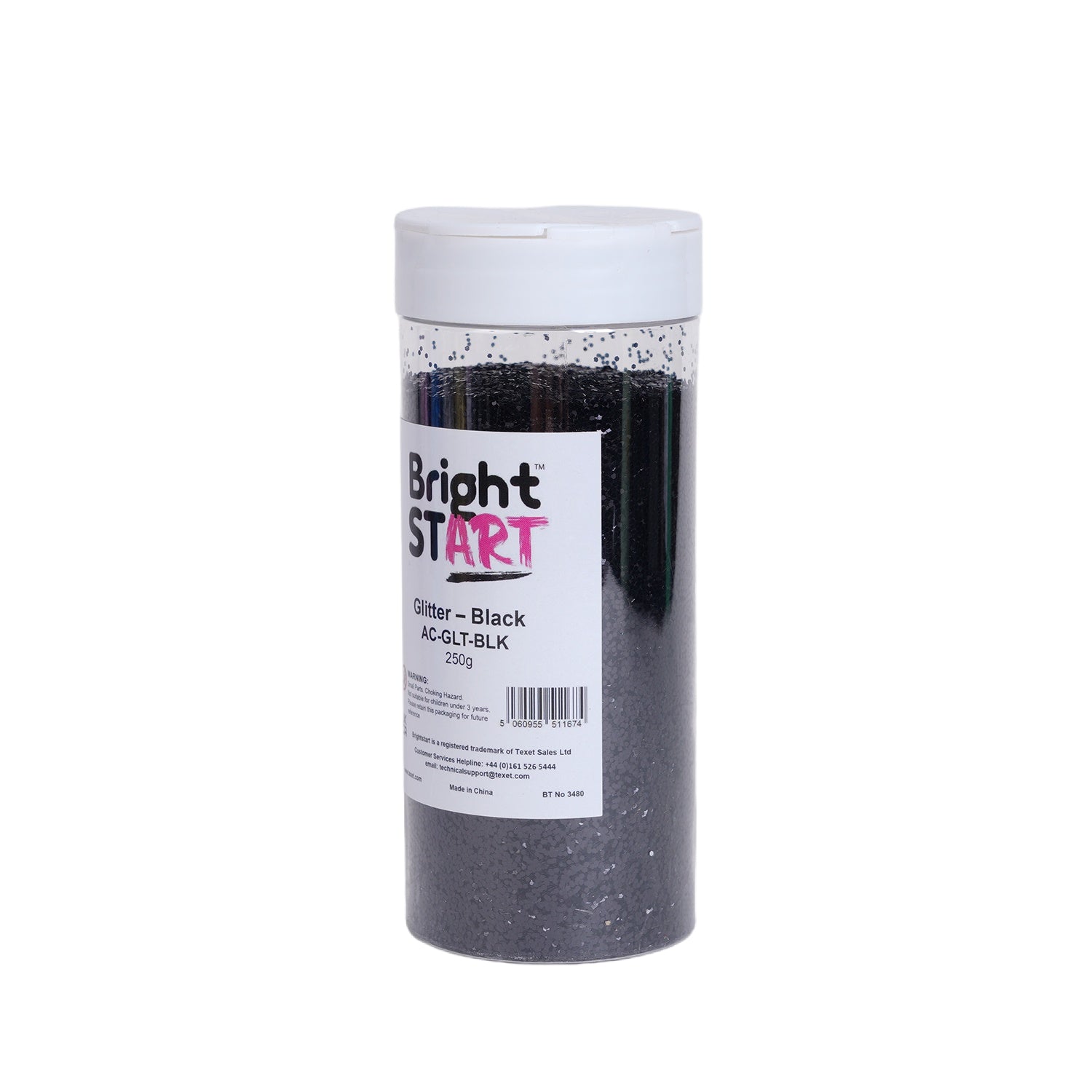 Glitter - Black, 250g