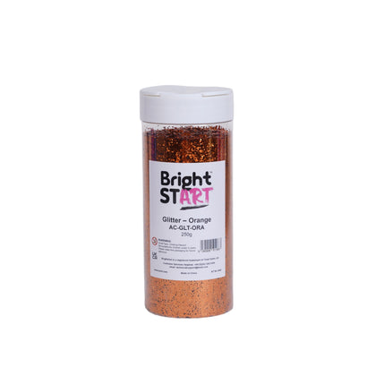 Glitter - Orange, 250g