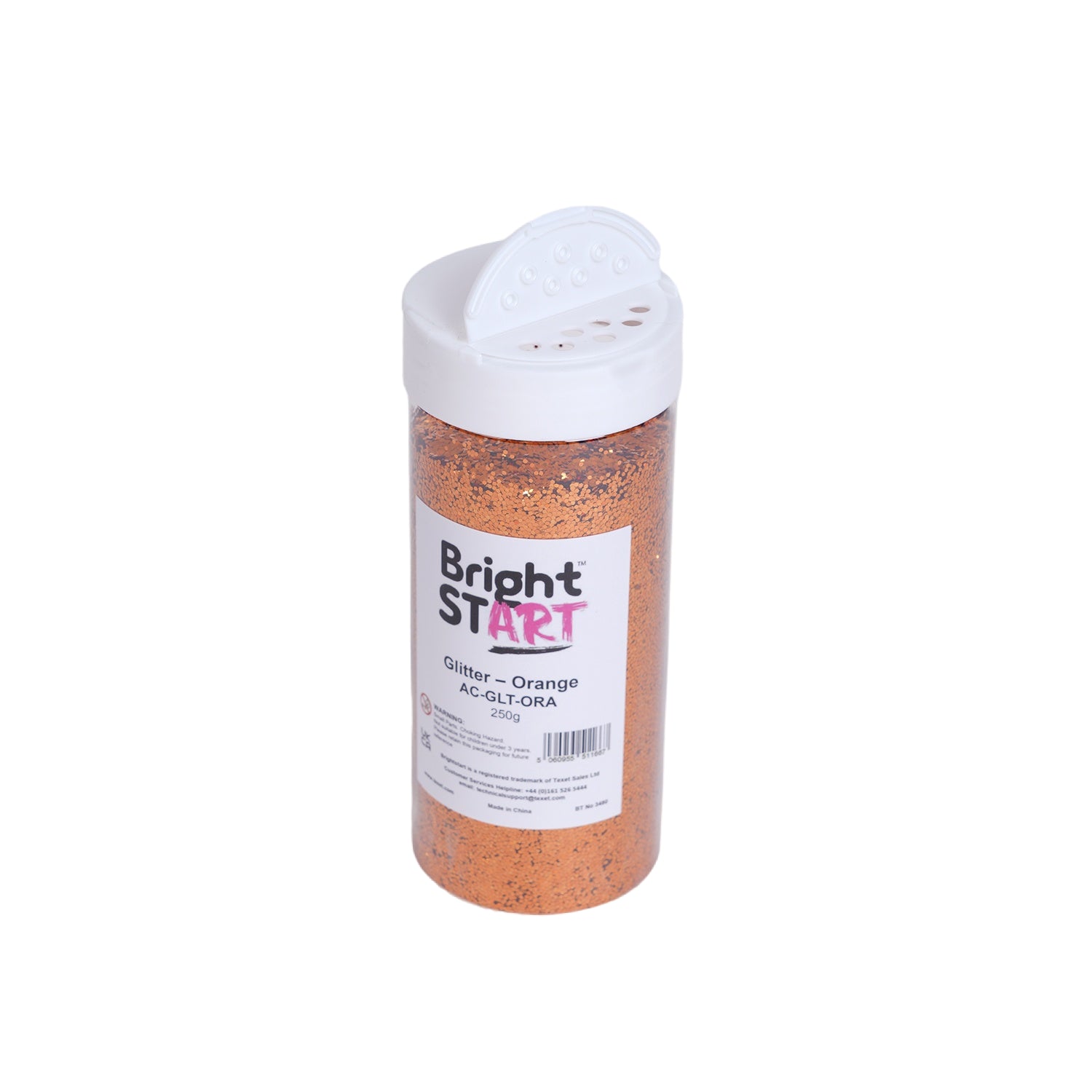 Glitter - Orange, 250g