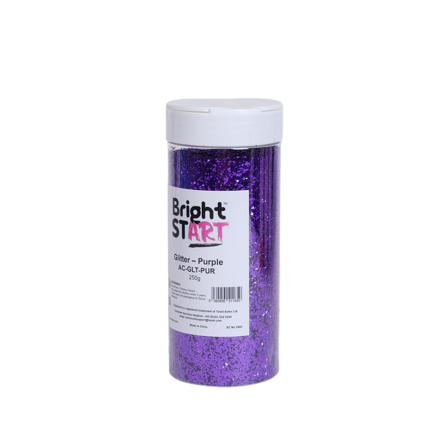 Glitter - Purple, 250g