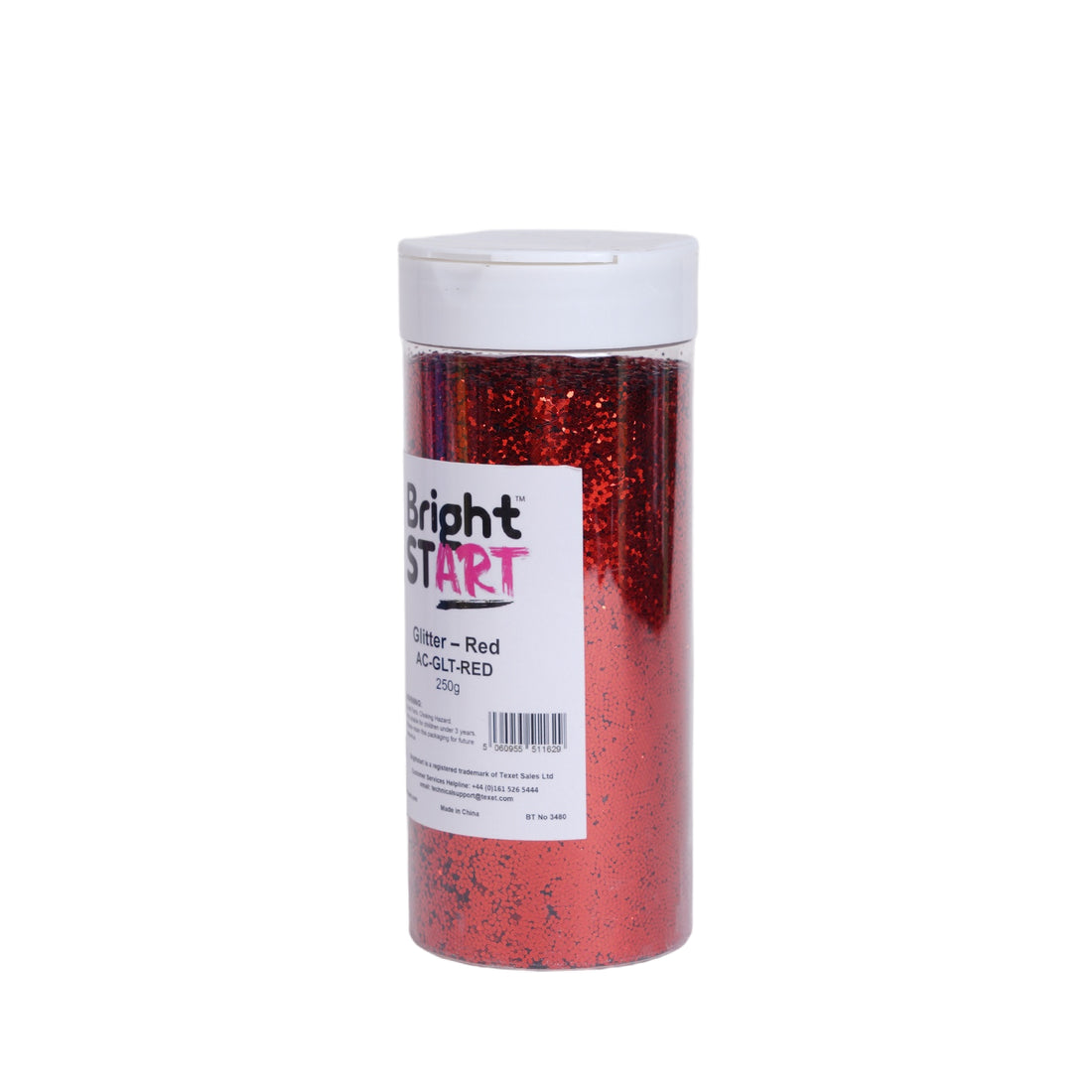 Glitter - Red, 250g