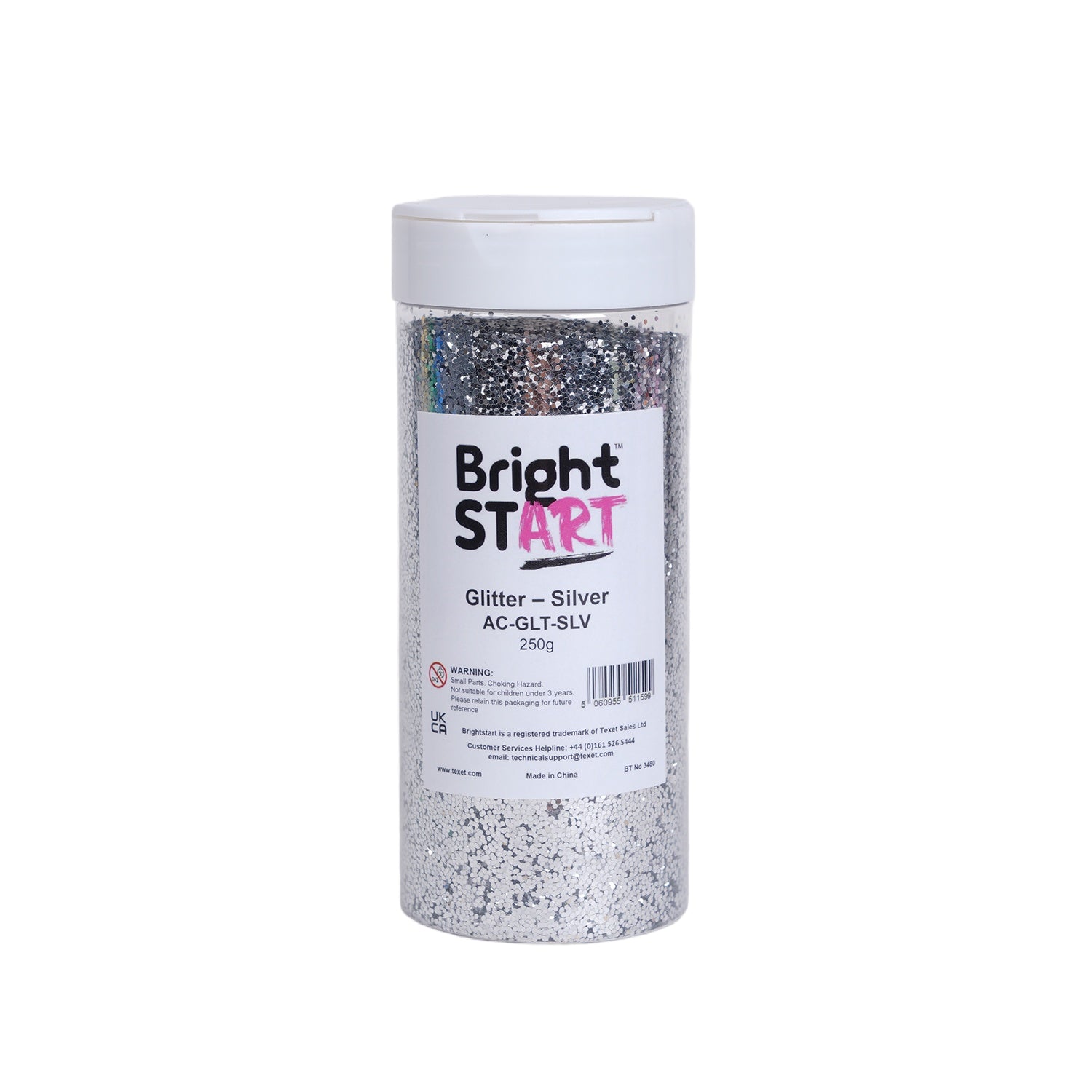 Glitter - Silver, 250g