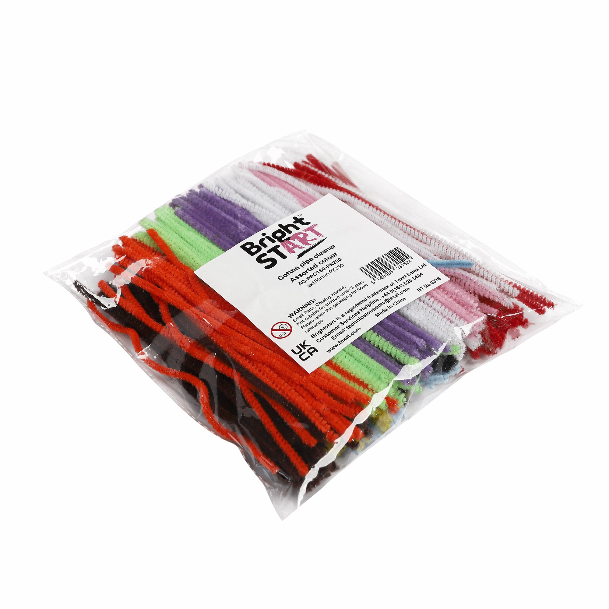 Cotton Pipe Cleaner 4x150mm, Pack of 250