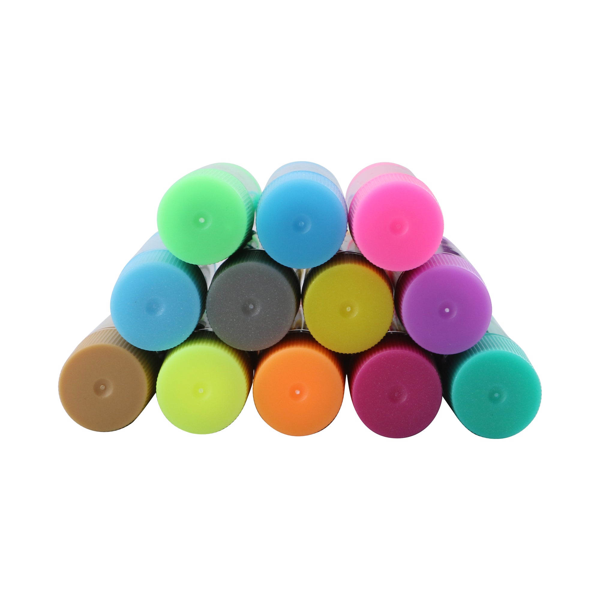 Metallic & Fluorescent Paint Sticks, Pack of 12
