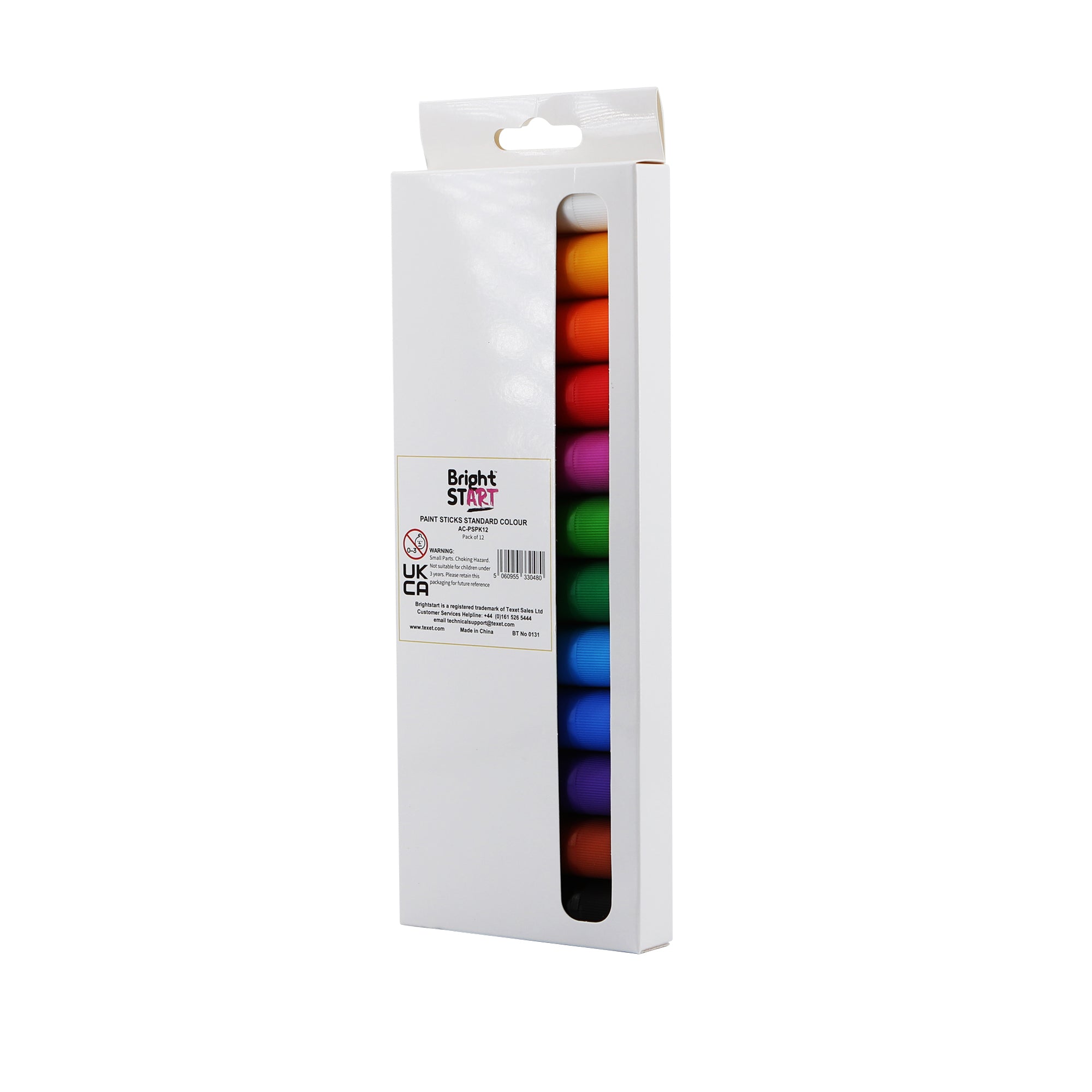 Standard Colours Paint Sticks, Pack of 12