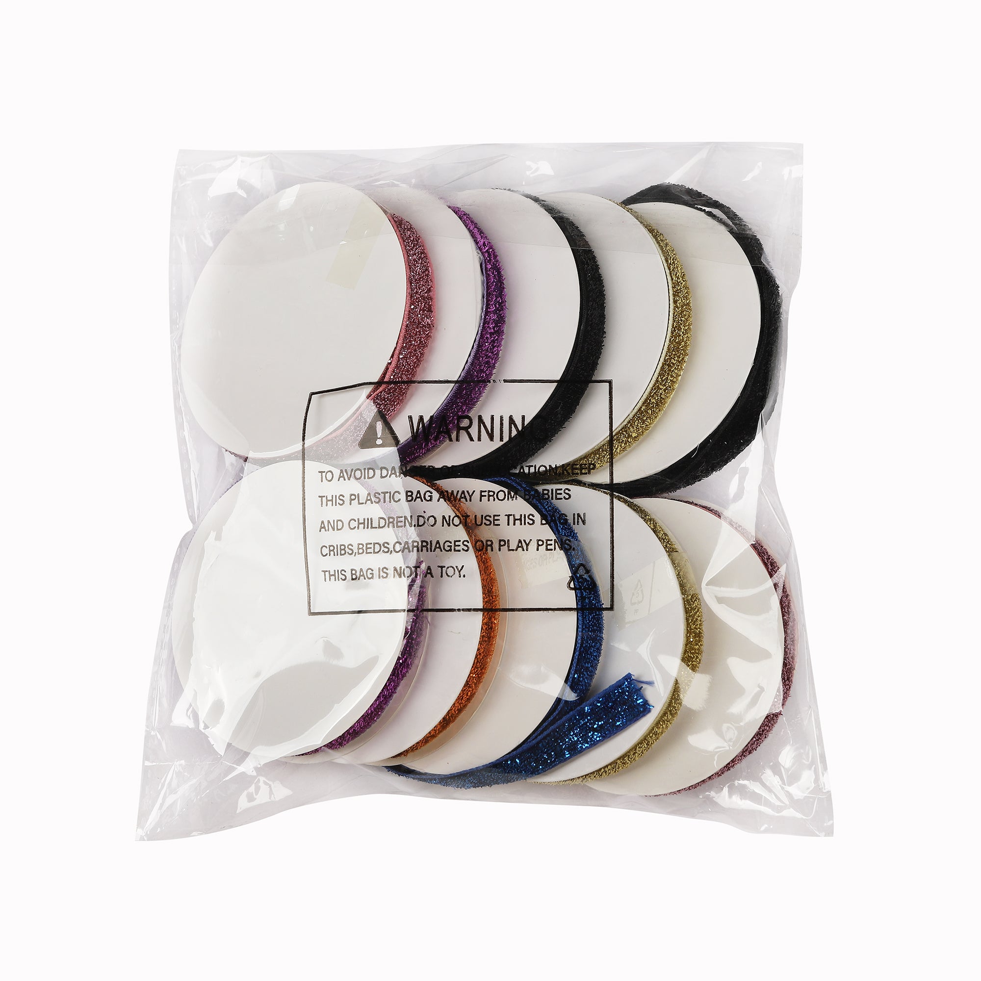 Sparkle Ribbons 10mm X 2m, Pack of 10
