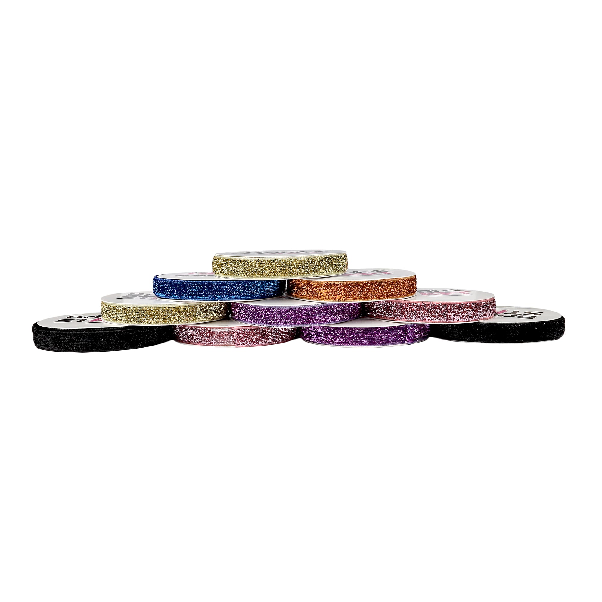 Sparkle Ribbons 10mm X 2m, Pack of 10