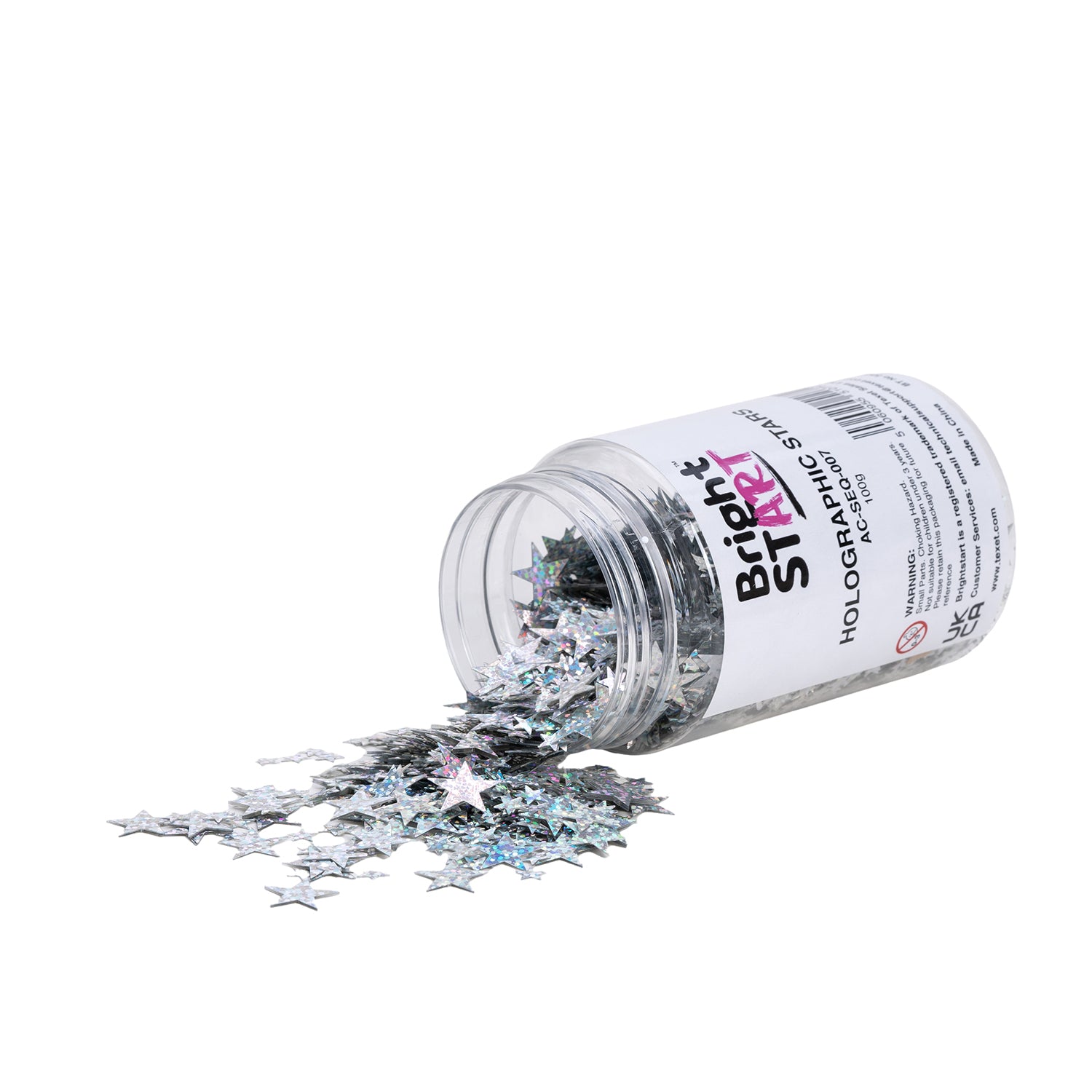 Holographic Stars Sequins 100g