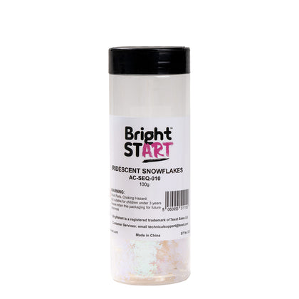 Iridescent Snowflakes Sequins 100g