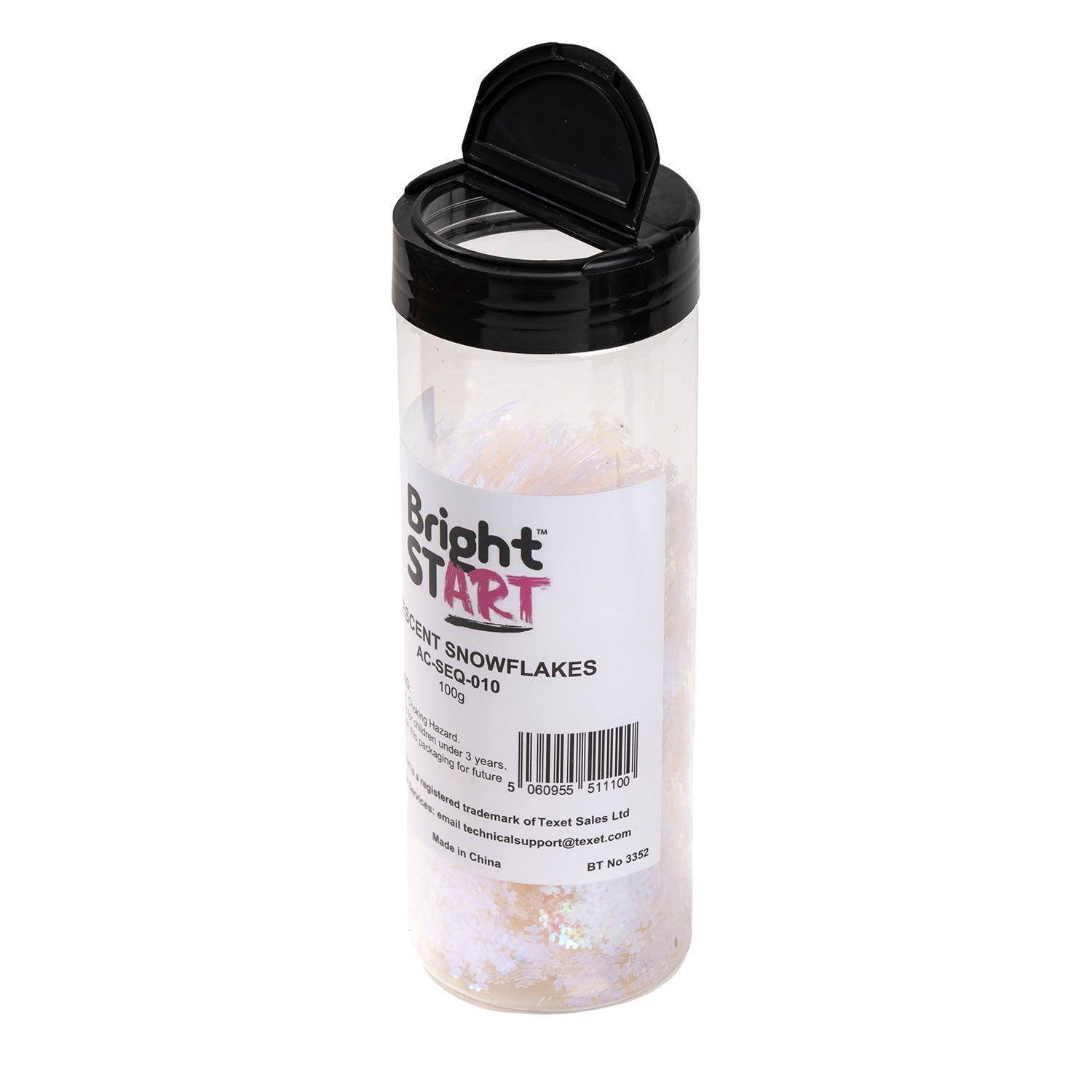 Iridescent Snowflakes Sequins 100g