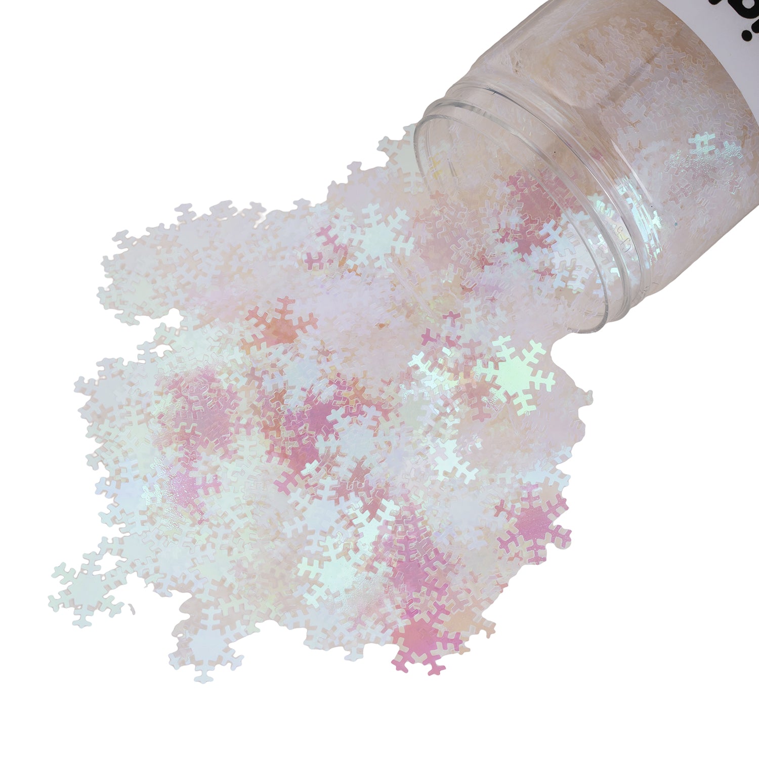 Iridescent Snowflakes Sequins 100g