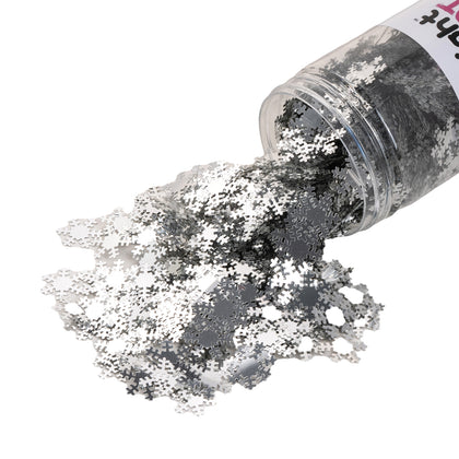 Silver Snowflakes Sequins 100g
