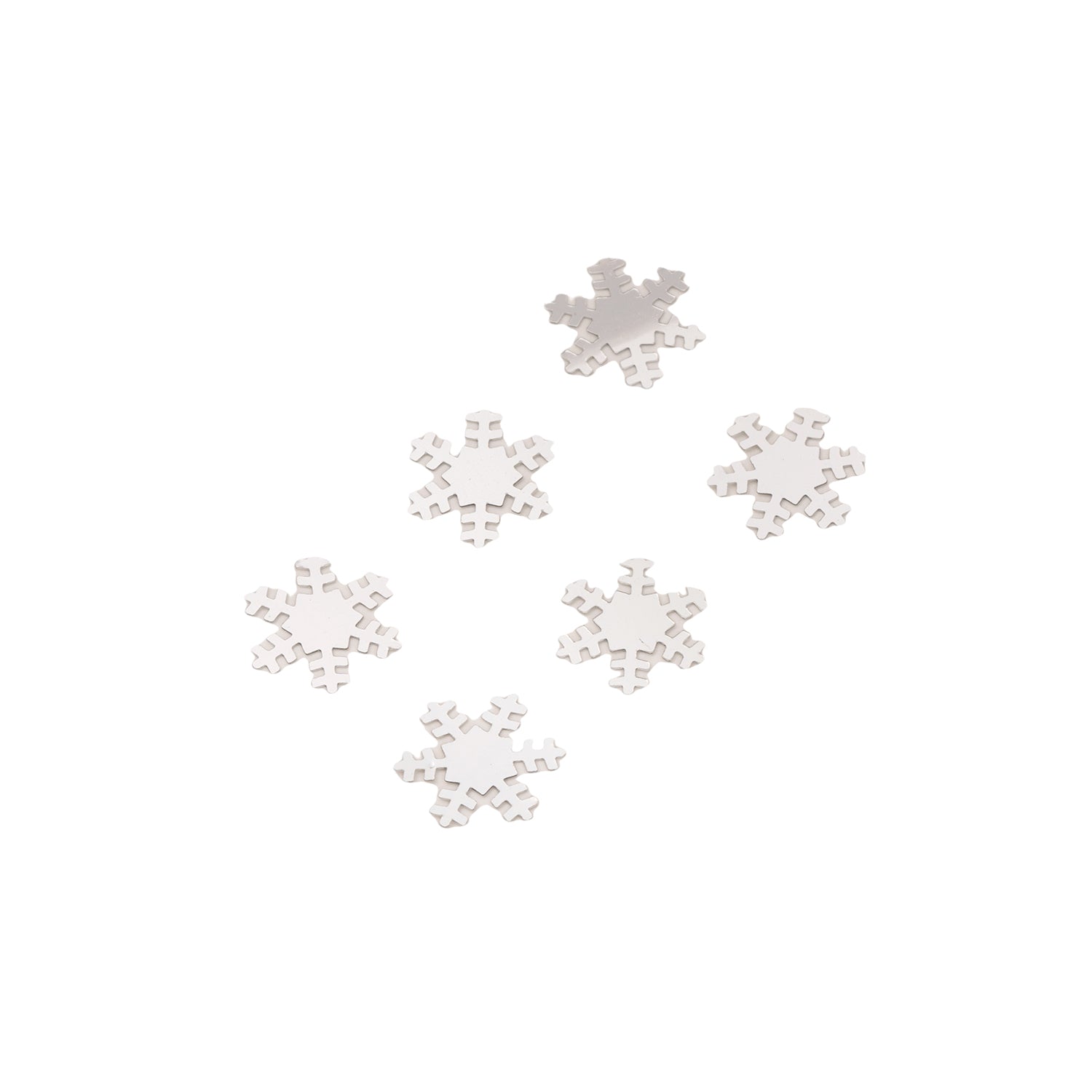 Silver Snowflakes Sequins 100g