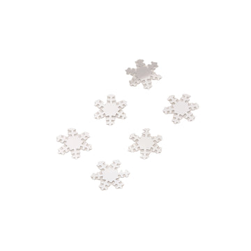 Silver Snowflakes Sequins 100g