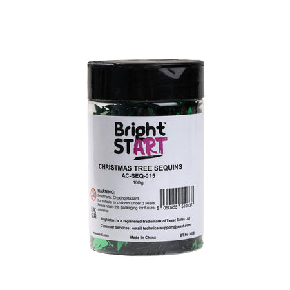 Christmas Tree Sequins 100g