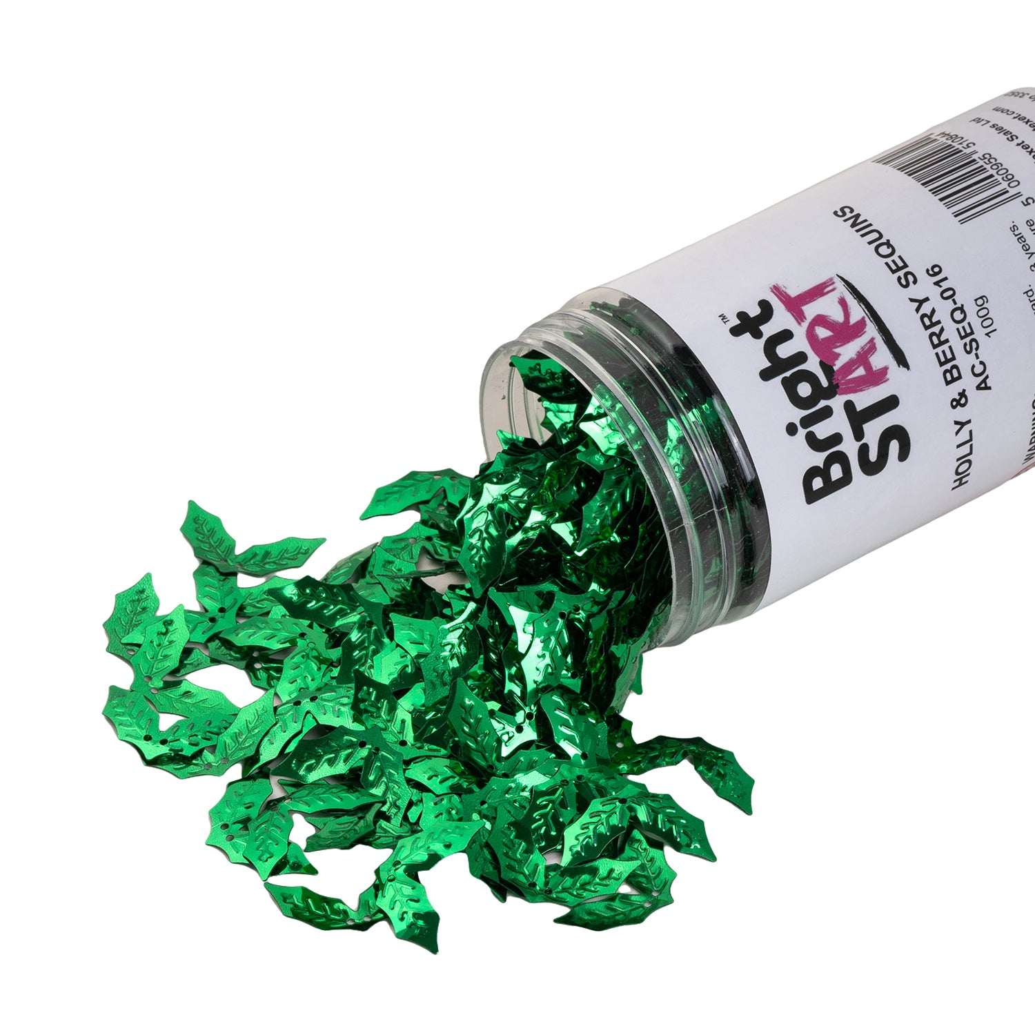 Holly and Berry Sequins, 100g