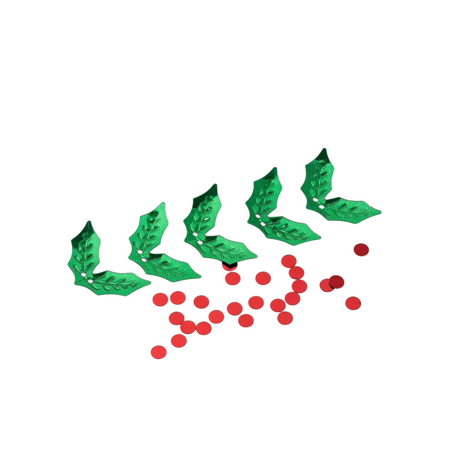 Holly and Berry Sequins, 100g