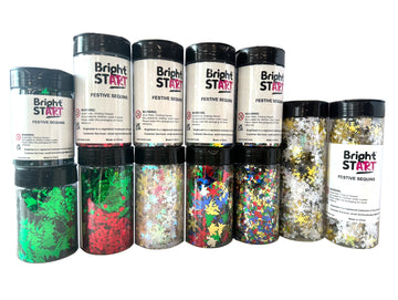 Festive Sequins Class Pack, 12 Tubs