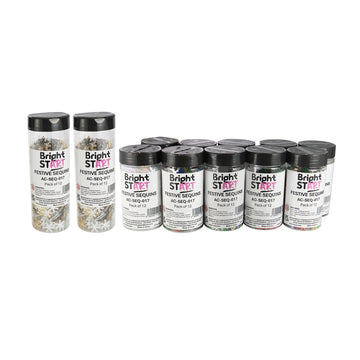 Festive Sequins Class Pack, 12 Tubs